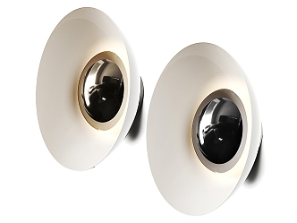 Modern Aromas Round Wall Lamp 3d model