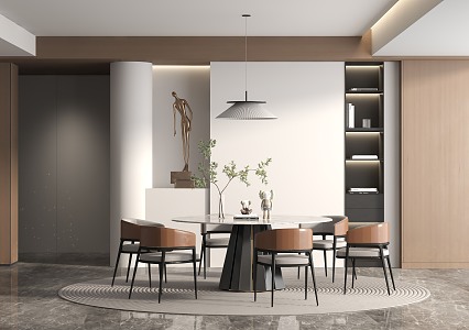 Modern Restaurant 3d model