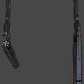 Ranger Arms K280 Tactical Rifle Black Body With Red Accent Lines And Futuristic Military Design