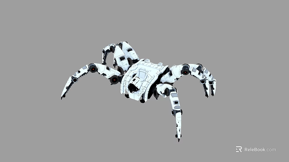 Intelligent Spider Like Machine With Mechanical Legs And Advanced Robotic Design 3d model 
