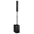 High Performance Floor Standing Audio Speaker With Tall Column And Base Cabinet