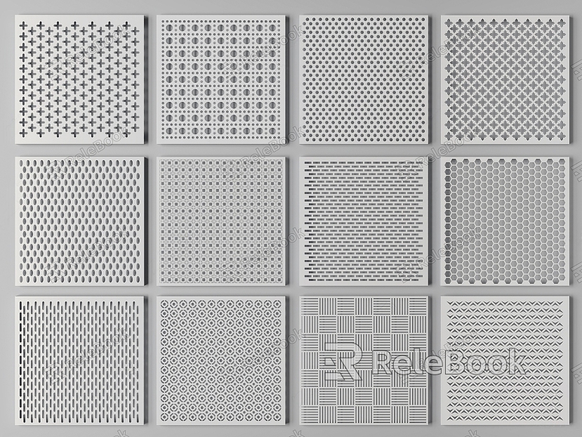 Modern aluminum gusset plate punching plate perforated plate model