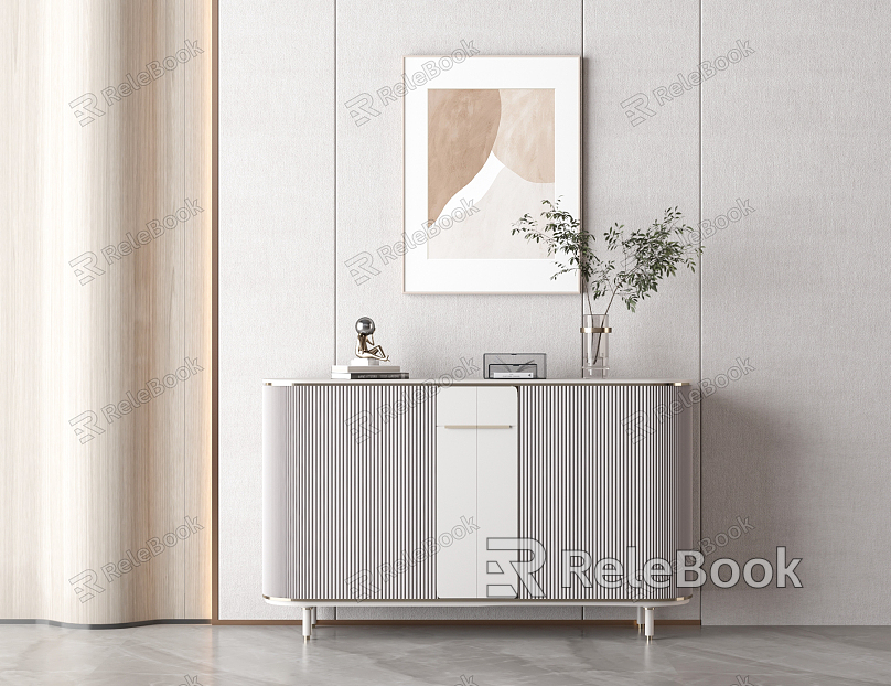 Modern Entrance Cabinet Sideboard Decorative Cabinet Entrance Cabinet model