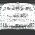Yellow Sports Car With Modern Aerodynamic Front Design And Sleek Headlights