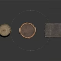 Three Different Woven Storage Baskets for Household Organizing and Decor
