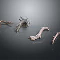 Natural Wood Decorative Pieces With Unique Branch Shapes For Rustic Home Decoration