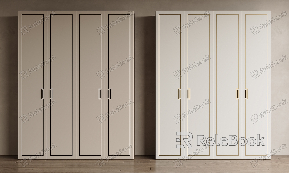 New Chinese Style Wardrobe Custom Wardrobe New Chinese Style Cabinet Door New Chinese Style Locker Storage Cabinet Wardrobe model