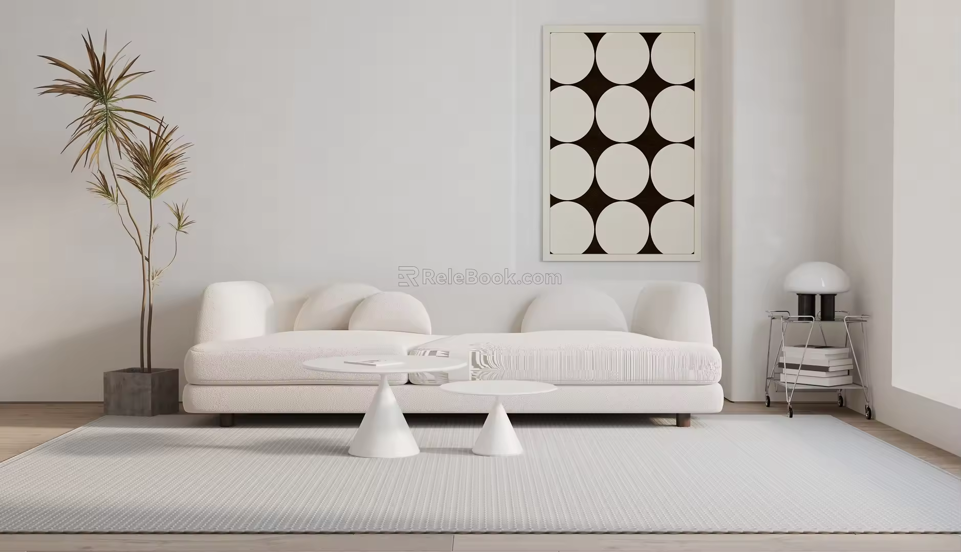 Modern Multiplayer Sofa 3d model
