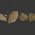 Natural Stone And Wood Material Samples With Various Textures And Colors
