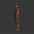Workers Farmers European Workers Mechanic Builders Repairers Miners Digger Workers Characters 3d model