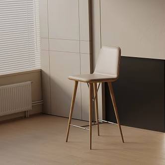 Modern Bar Chair 3d model