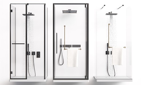 Modern Shower Room Shower Room Shower 3d model