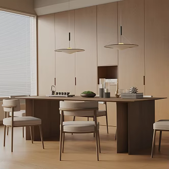 Modern dining table 3d model