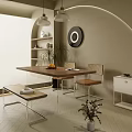 Table combination 3d model