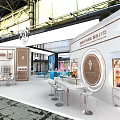 WETHERM Exhibition Booth With Modern Design Blue Theme And Product