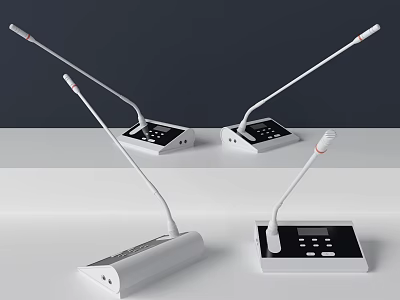 Modern Headphones And Speakers With Wireless Connectivity And High Quality Sound Design 3d model