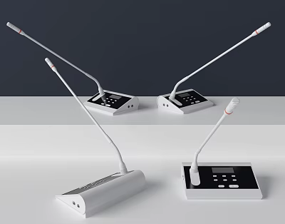 Modern Headphones And Speakers With Wireless Connectivity And High Quality Sound Design 3d model