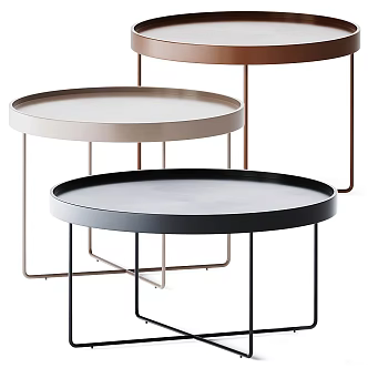 Modern coffee table 3d model