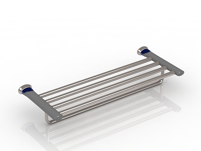 Modern Towel Bar 3d model