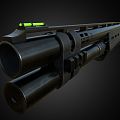 Shotgun Guns Firearms Weapons Rifle Shotgun War Military World War II Ammunition Toy Gun 3d model