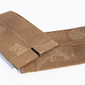 Used Brown Cardboard Boxes Folded With Wear Marks On White Background 3d model