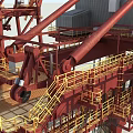 Industrial Port Cranes For Heavy Duty Cargo Loading And Unloading Operations 3d model