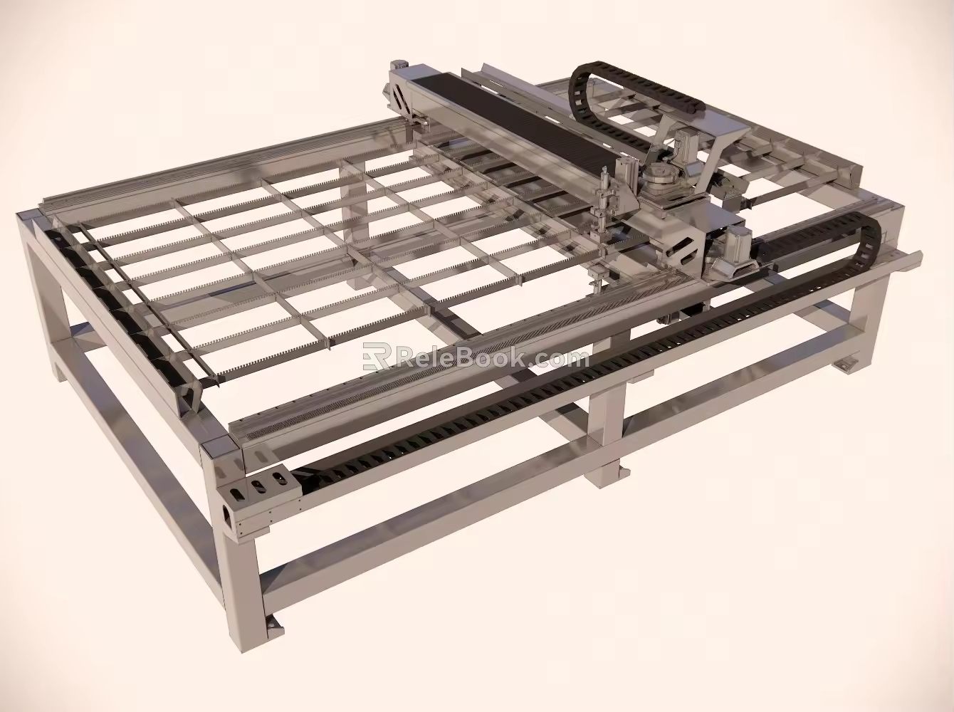 Automatic welding equipment welding coordinates Mach 3d model