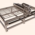 Automatic welding equipment welding coordinates Mach 3d model