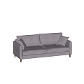 modern double sofa sofa leisure sofa 3d model