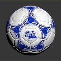 Adidas Neo Pro Soccer Ball With White And Blue Pattern Design