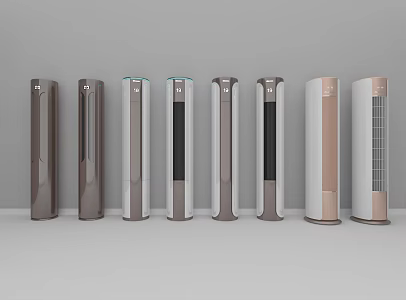 Modern independent air conditioning 3d model
