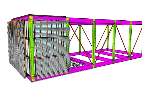 Modern House Steel Structure House 3d model