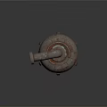 Industrial LOFT boiler furnace shell large boiler 3d model
