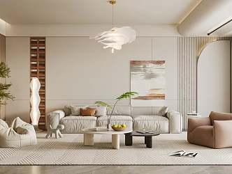 The Silent Living Room 3d model