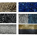 Textured Wall Decor Panels With Various Color Patterns And Modern Design 3d model