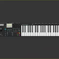 Alesis VI49 Digital MIDI Keyboard With Synth Keys Control Knobs And LCD Panel