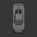 White Sports Car With Sleek Aerodynamic Design Large Rear Spoiler And Black Wheels