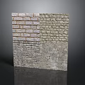 Architectural Brick Wall Design With Varied Textures And Masonry Patterns