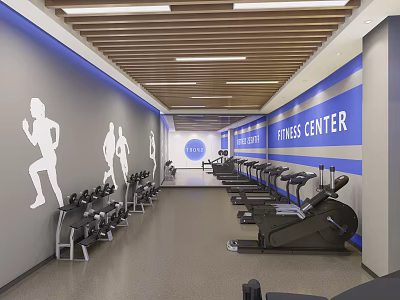 Modern Gym 3d model