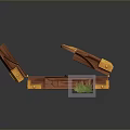 Magic Desk Magic Table Medieval Item Medieval Table Magic Item Magic Item Magic Item Medicine Bottle 3d model