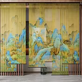 Screen partition 3d model