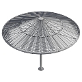 Modern gardening sketch beach outdoor sunshade umbrella travel 3d model