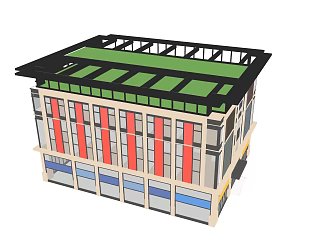 Vegetable Market 3d model
