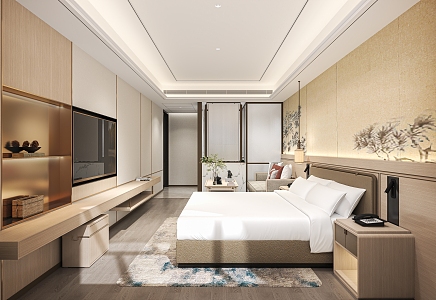 Hotel Rooms 3d model