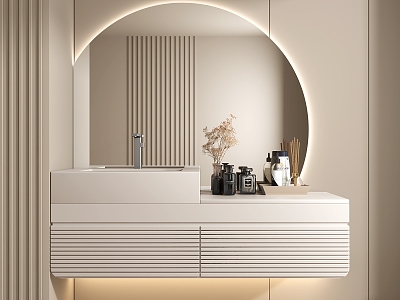 modern sink bathroom cabinet model