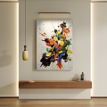 modern decorative painting 3d model