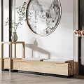 Modern Shoe Changing Stool Shoe Changing Sofa Bench 3d model
