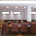 Professional Security Monitoring Room Interior With Multiple Screens Control Panels And Comfortable Workstations