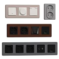 Various Matte Black Wall Switches And Sockets Collection For Residential Electrical Installation Requirements