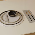 Modern Western Tableware Knife and Fork 3d model
